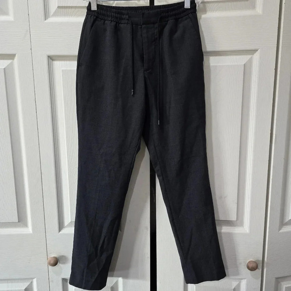 Express Conscious Edit Drawstring Waist Jogger Trouser Pants Wool Blend Size 28 - Picture 1 of 10